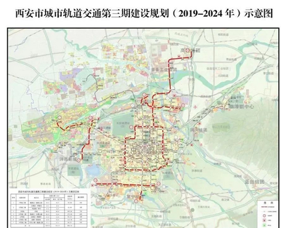 西安軌道交通步入"快車道&rdquo;今年開通4線,未來五年建設170公里